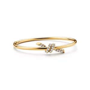 Amor Knot Diamond Wire Bangle